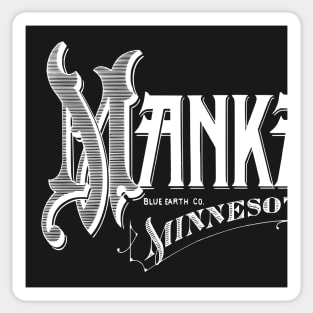 Vintage Mankato, MN Sticker